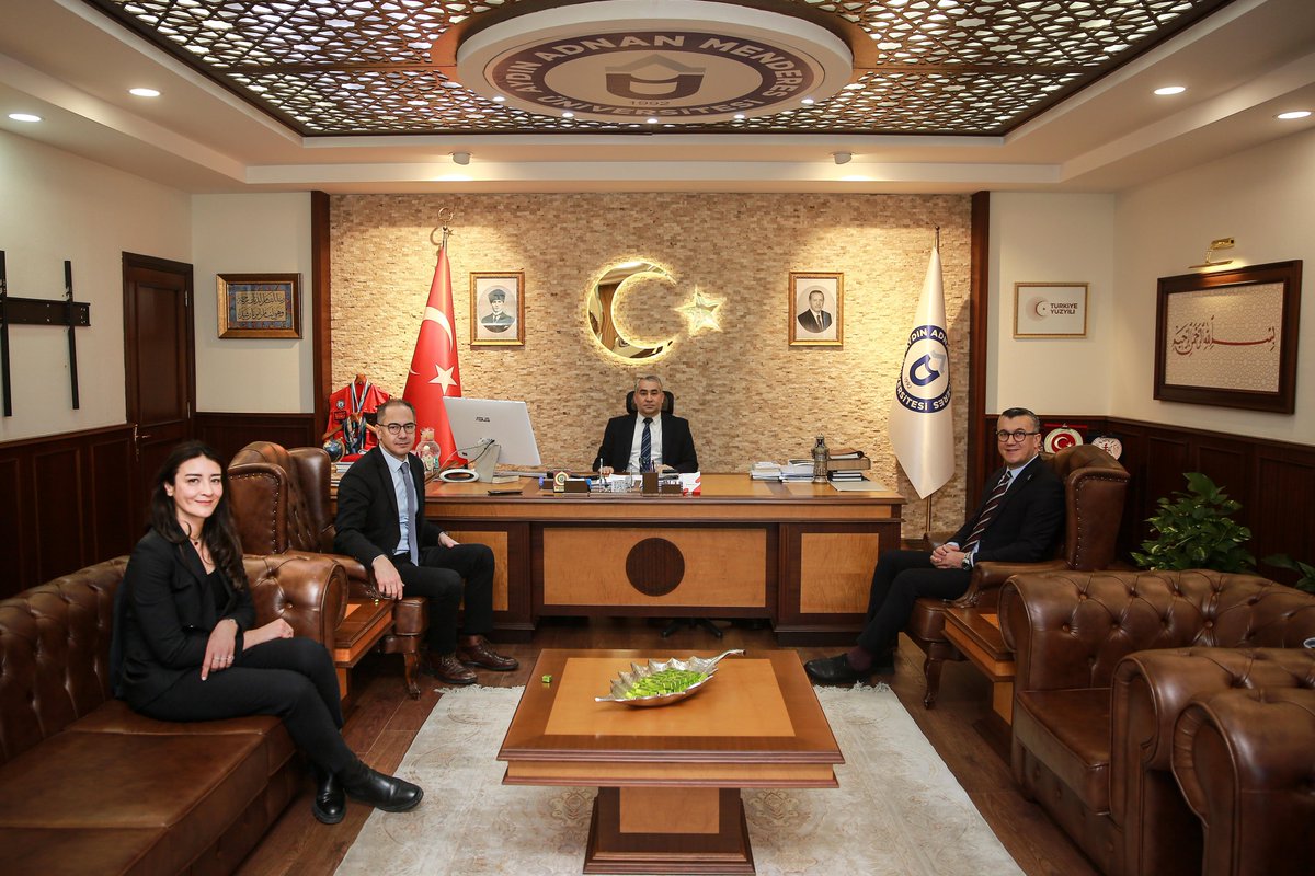 TÜSEB Başkanı Prof. Dr. Ümit KERVAN’dan Aydın Adnan Menderes Üniversitesi’ne Ziyaret

21 Şubat 2025 tarihinde, Türkiye Sağlık Enstitüleri Başkanlığı (TÜSEB) Başkanı Prof. Dr. Ümit KERVAN ve ASELSAN Sağlık Sistemleri Program Direktörü Fatih TAN, Aydın Adnan Menderes Üniversitesi