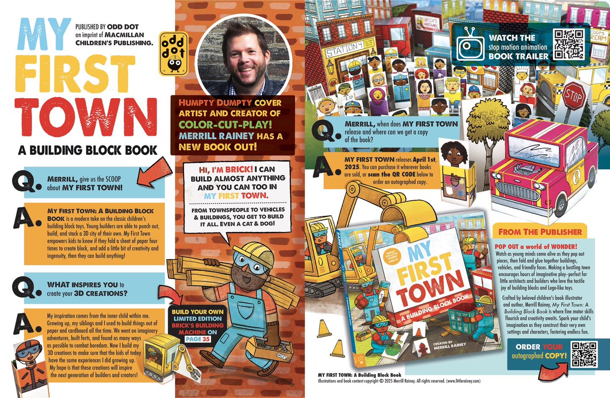 Thank you to U.S. Kids magazines for the AWESOME feature of MY FIRST TOWN: A Building Block Book!

My First Town releases April 1st! Make sure to preorder your copy 🤗

<a href="/GVBooks/">Gathering Volumes</a> -&gt; qrco.de/bfglU8
<a href="/covertocover_oh/">Cover to Cover—Updates Only</a> -&gt; qrco.de/bfm0f5

<a href="/odddotbooks/">Odd Dot</a> <a href="/MacKidsBooks/">MacKids Books</a>