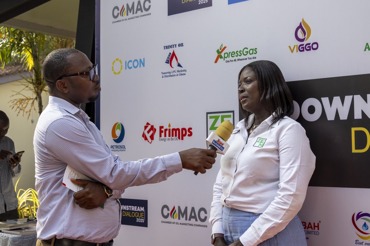 zenpetroleumplc's tweet photo. Great insights from the Downstream Dialogue!
Our Chief Operating Officer, Nana Akua Ayivor, joined industry leaders to discuss financing and investment opportunities in the downstream petroleum sector.
#ZENPetroleum #DownstreamDialogue #EnergyFinance #ZENExcellence https://t.co/zy2bEF3x6N