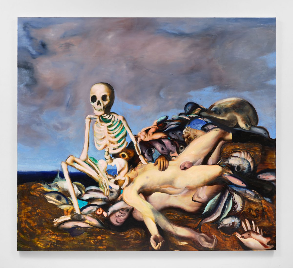 #AmberaWellmann 
Shoal Spectrum (2024) 

On view at #FriezeLosAngeles