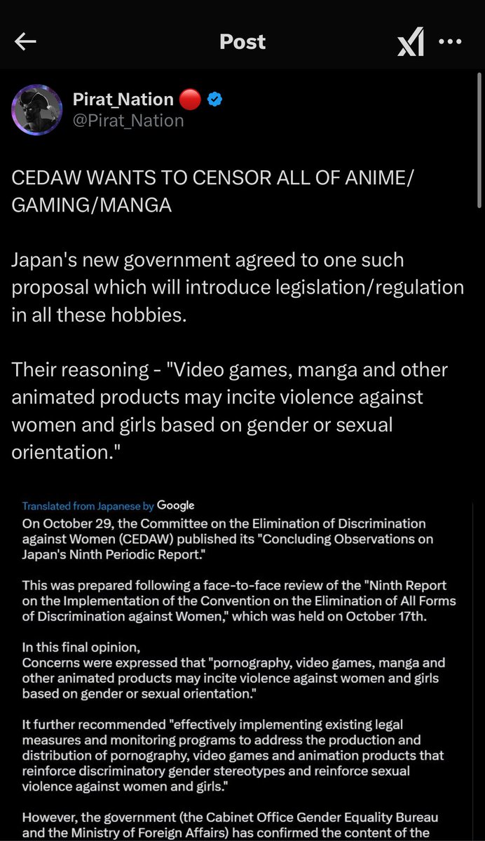 We did it.
Japan is officially telling the UN to f*** off and leave our hobbies alone.
Thank you all for making this happen.