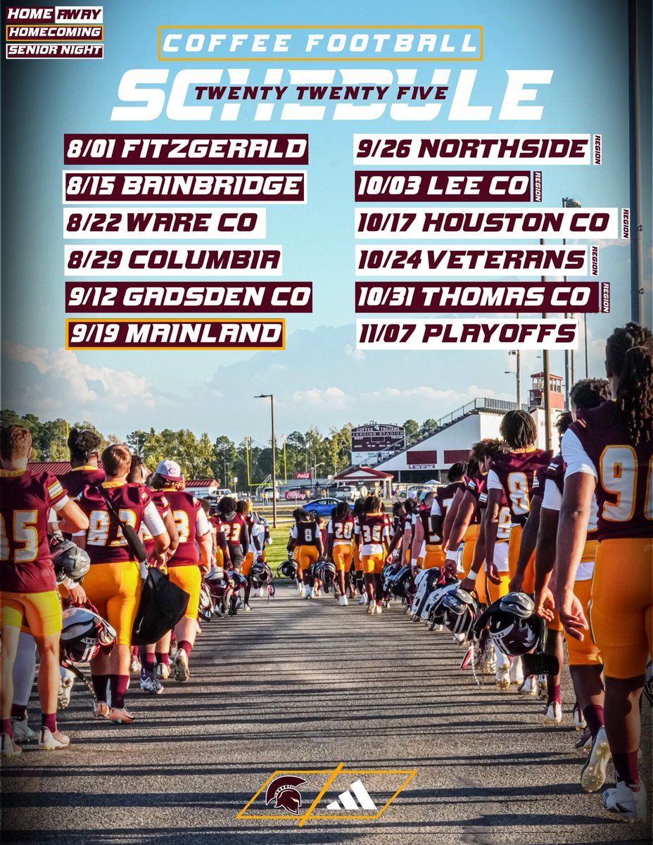 Got Plans for this Fall? 

You Do Now! 

#CRAWL | #ALLHAIL | #TROJANS⚔️