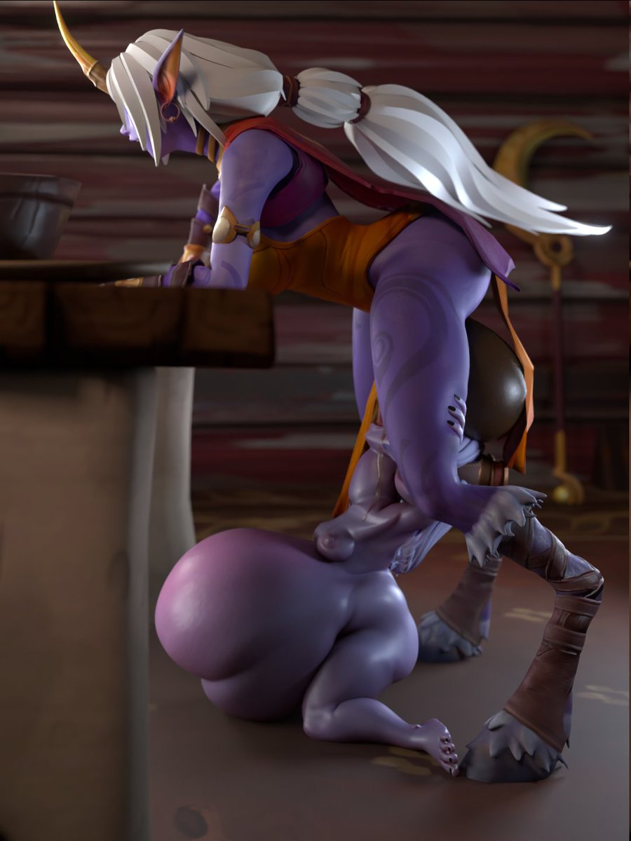 "A-anything I can help you with?"
Hidden sex behind a counter works better if you can't see under the counter. Was a thing I had half finished and fixed up a lil

Soraka model @/jos_Bobot
Tristana model @/anovenkijkureda
Cock model by JawSFM