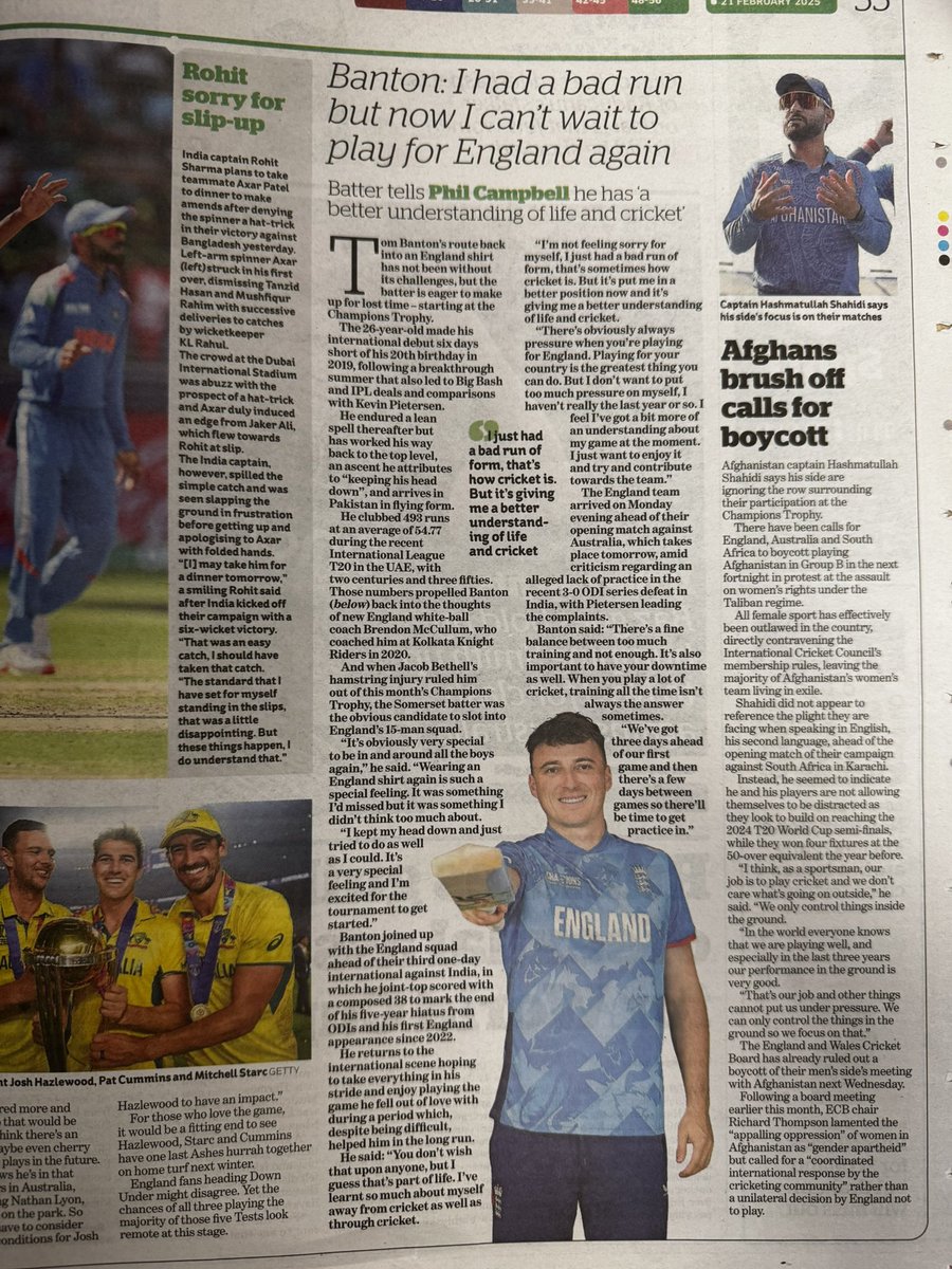 Phil Campbell (@philcampbell95) on Twitter photo Delighted to have joined the <a href="/Sportsbeat/">Sportsbeat</a> team this week and thrilled to have gotten my first national byline in <a href="/theipaper/">The i Paper</a> today! It was great chatting to <a href="/TBanton18/">Tom Banton</a> about his return to the international setup. Delighted to have joined the <a href="/Sportsbeat/">Sportsbeat</a> team this week and thrilled to have gotten my first national byline in <a href="/theipaper/">The i Paper</a> today! It was great chatting to <a href="/TBanton18/">Tom Banton</a> about his return to the international setup.