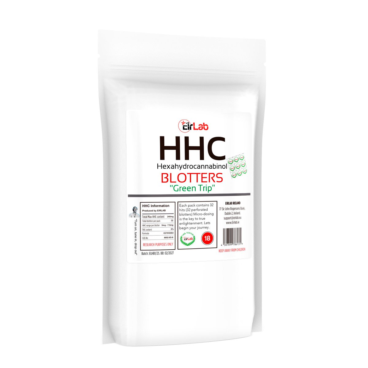 EIRLAB “Green Trip” #HHC Blotters

Micro-dosing is the key to true enlightenment. Lets begin your journey.

uhemp.eu/shop/eirlab-gr…