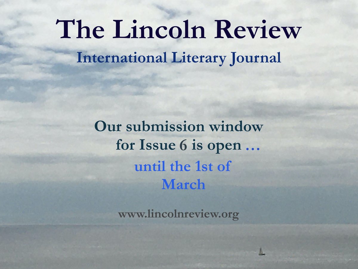Alison Smith (@scribblersmith) on Twitter photo Our submission window is still open for Issue 6 of The Lincoln Review lincolnreview.org until the 1st March! Please send us your finest fiction, creative nonfiction, essays, poetry, photography and art.
#writingcommunity #writers #litmags #collageart #vispo <a href="/lincoln_review/">The Lincoln Review</a> Our submission window is still open for Issue 6 of The Lincoln Review lincolnreview.org until the 1st March! Please send us your finest fiction, creative nonfiction, essays, poetry, photography and art.
#writingcommunity #writers #litmags #collageart #vispo <a href="/lincoln_review/">The Lincoln Review</a>