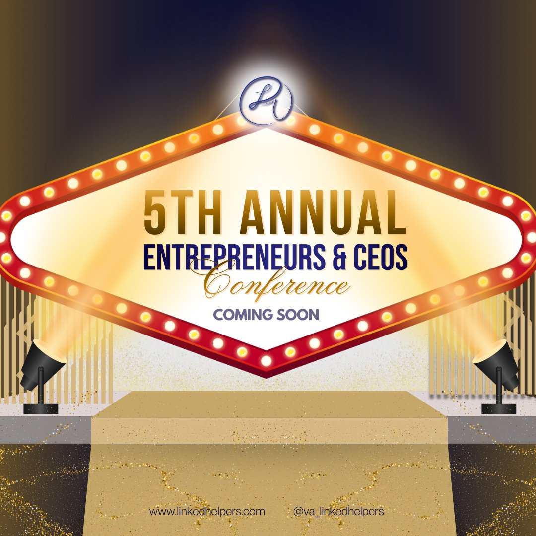 LinkedHelpers's tweet image. The Annual CEO &amp;amp; Entrepreneur Conference is BACK, bigger and better than ever!

Secure your spot now! Fill out the form here 👉 bit.ly/4117NC4

#CEOsConference #Entrepreneur #BusinessGrowth #Leadership #BusinessConference #BusinessLeaders #LinkedHelpers #LasVegas