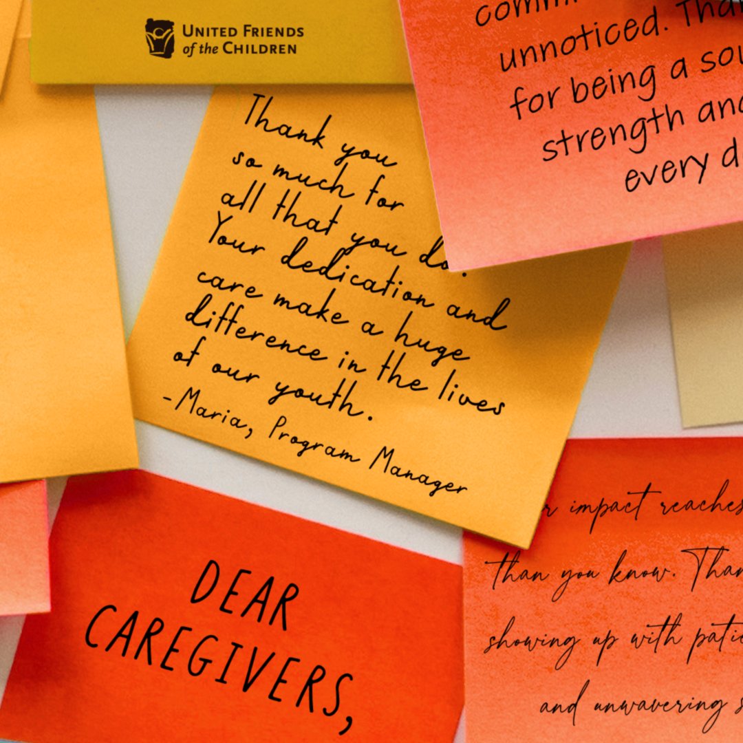 UnitedFriends's tweet photo. 🌟 Today is National Caregivers Day, a time to celebrate the incredible individuals who provide unwavering support and care for foster youth.

Thank you, caregivers, for your kindness, commitment, and compassion. Your work creates brighter futures, and your impact will never be forgotten. 💙