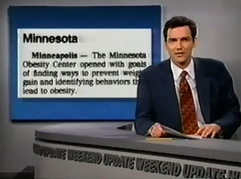 NormSNLJokes's tweet photo. This week in Minneapolis, the Minnesota Obesity Center officially opened. 

Its goals? To find ways to identify behaviors that lead to obesity. 

Also, it's a good place to meet fat chicks. https://t.co/RhUdOM9D9V