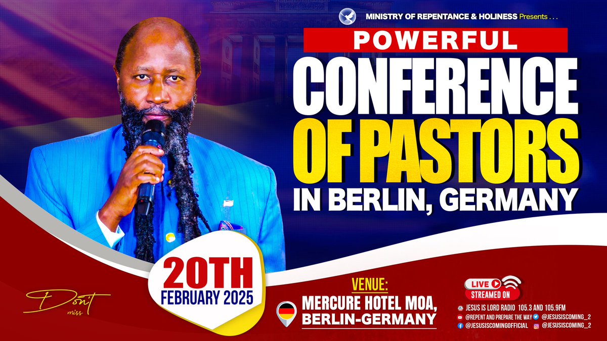 Msoo37726387's tweet image. The Judgement of God is coming the day has been set apart and the Judge is ready to Judge the Nation.
#GermanyMegaWord2025