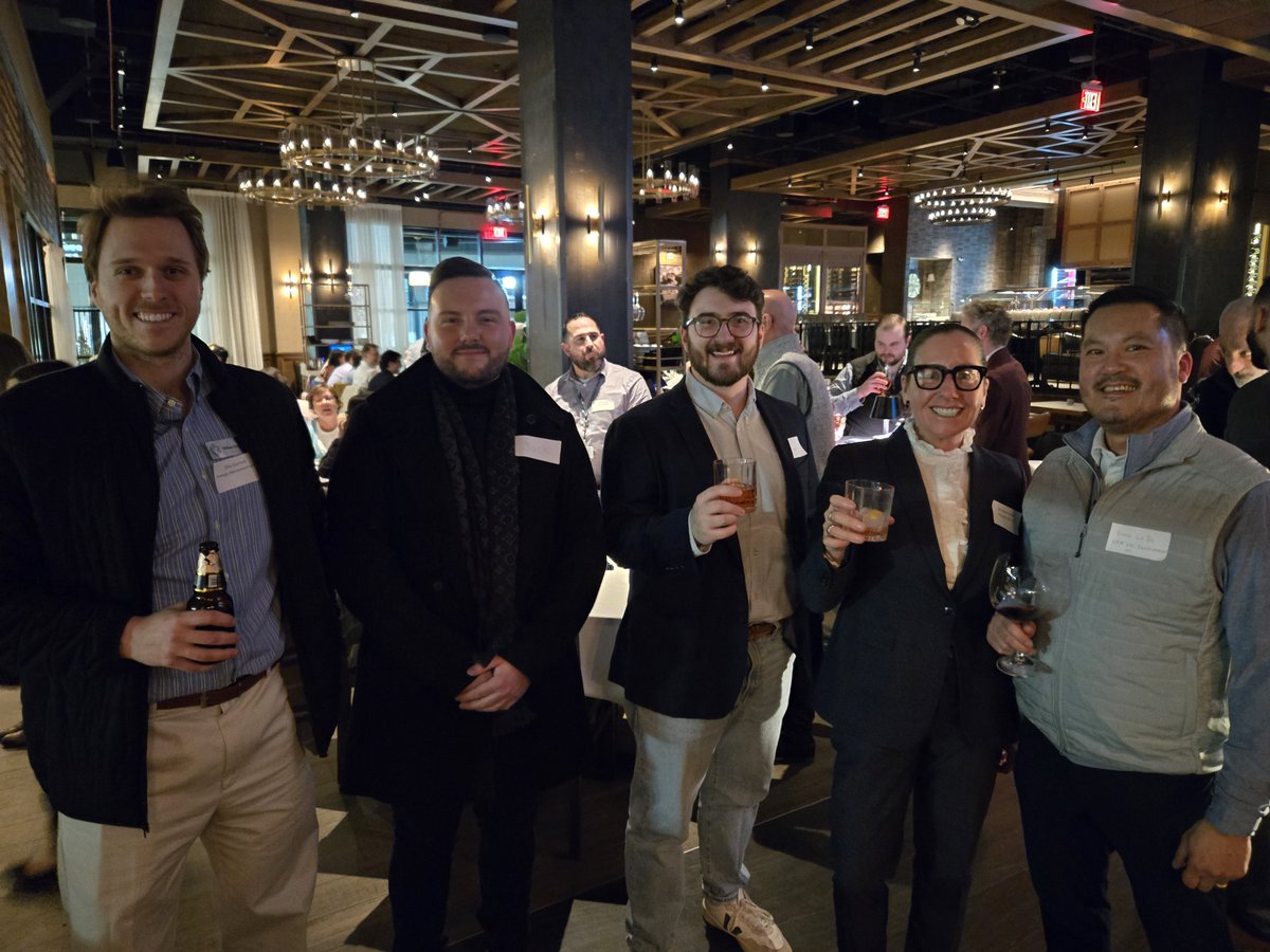 Provchamber's tweet photo. Great networking, great food, and a fun wine raffle at @fogorestaurants last night, one of Providence’s newest dining spots! Thanks to all who joined us! See more here: https://t.co/Cmr7wdJEbC
Looking forward to our next networking night in March!
#GPCCEvents #Networking https://t.co/BTOE4pDXsD