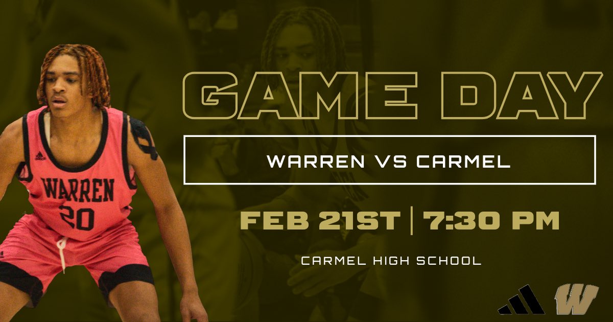 ‼️Gameday‼️
Final Regular Season Road Game

🆚: Carmel
⏰: 7:30 PM
📍:  Carmel High School