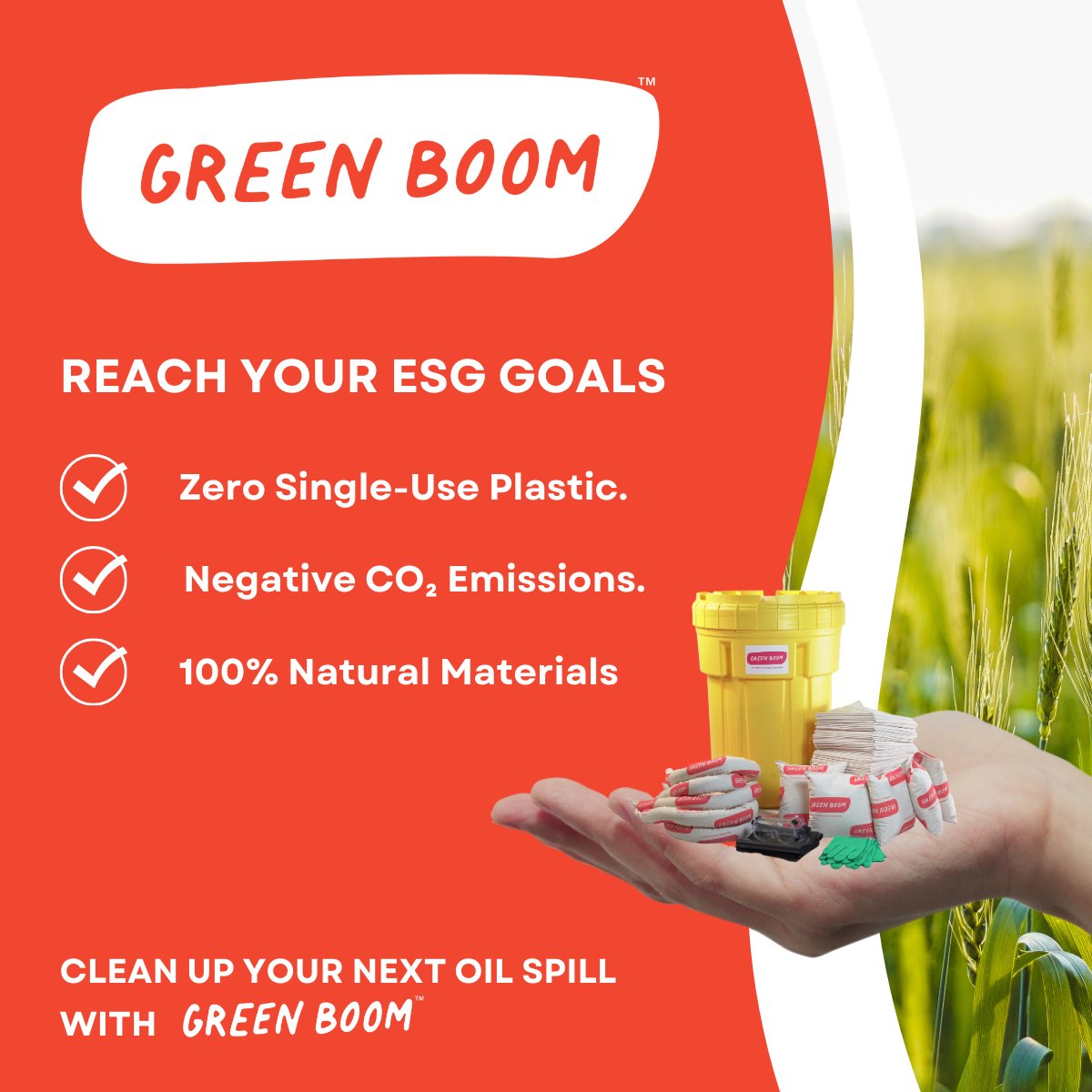 Still using single-use plastic in spill response?

It’s time to level up! With Green Boom, you can ditch plastic, cut CO₂, and hit your sustainability goals—without sacrificing performance.

Get Green Boom: amazon.com/stores/page/B5…
