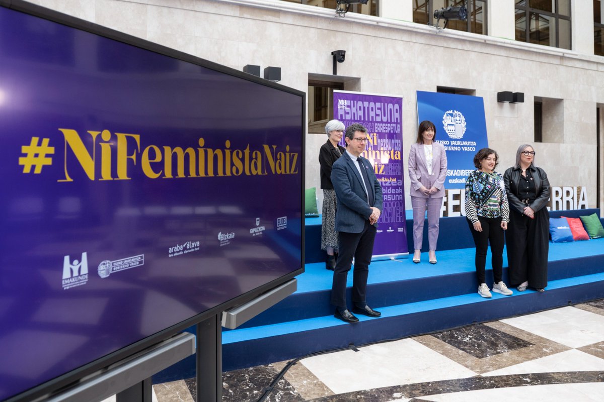 Gaur aurkeztu du Emakundek M8ko kanpaina berria, TRUPPetik elkarlanean landu duguna💜
#NiFeministaNaiz eta “El feminismo va contigo” lelopean, kanpaina honek feminismoaren helburuen ohiartzuna egiten du, gizarteari egiten dion ekarpena aldarrikatzeko asmoz.
#Emakunde #8M #M8
