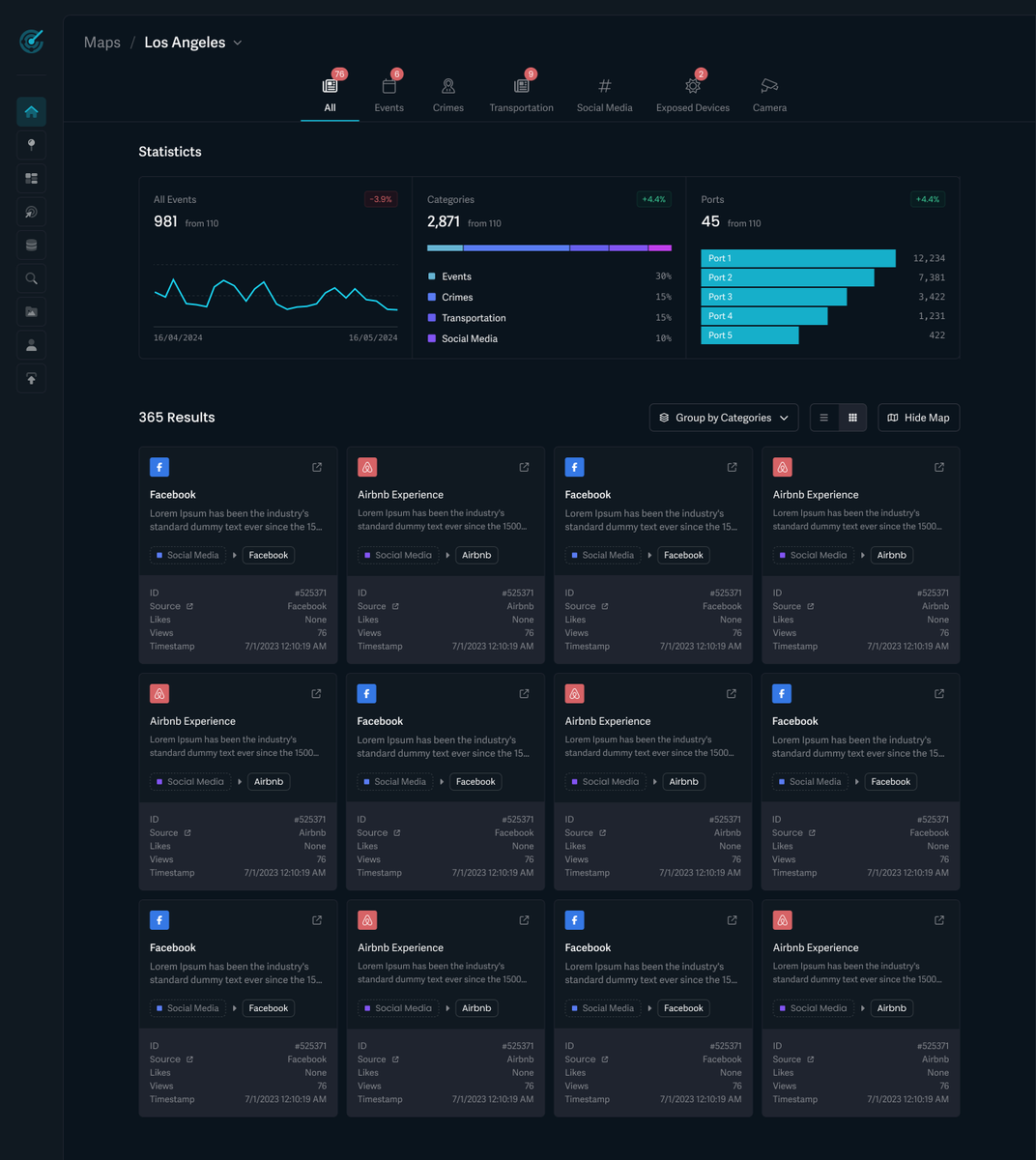 towcza's tweet image. New Dashboard for an OSINT Client
I designed an interface for data analysis that combines clarity, functionality, and aesthetics. 📊
Of course, the entire project was built using the Design System by @saas_js .
What do you think? Feedback is welcome! 👀