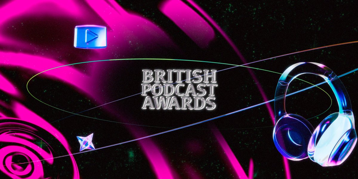The #BritishPodcastAwards are open for 2025 🎙️
We are returning with new &amp; refreshed categories, PLUS a brand new venue ✨

Visit our website in our bio for all you need to know about this year's awards.