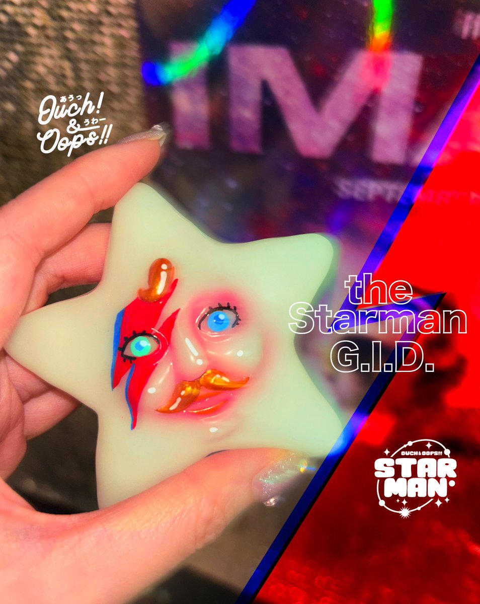 ouchnoops's tweet photo. We’ve previously shared the inspiration behind the creation of Starman, which was inspired by the iconic song Starman by David Bowie, whom we deeply admire.
More Story on instagram
@ouchnoops
#ouchnoops #starman #softvinyl #sofvi #sofubi
#ZiggyStardust #davidbowie #gidtoy https://t.co/BVWZvvPeeW