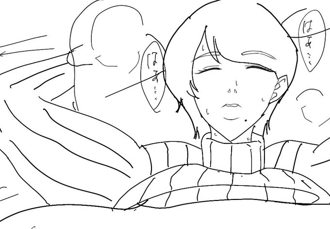 エッチな顔描けてきた(筆が遅い🫠 