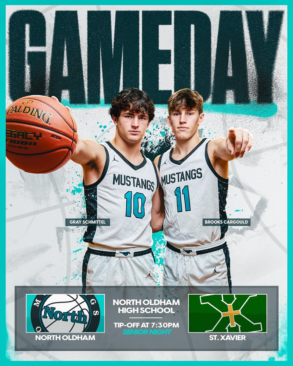 Triple Header tonight vs St X! 5/6/7:30 #MustangNation