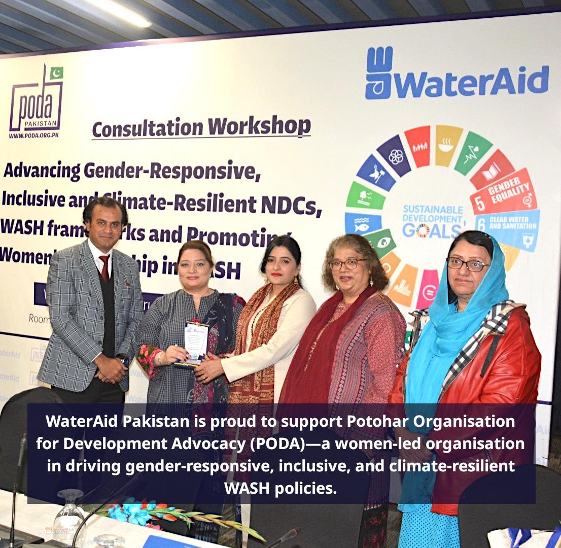 WaterAid Pakistan (@wateraidpk) on Twitter photo WaterAid Pakistan is proud to support Potohar Organisation for Development Advocacy (<a href="/PodaPakistan/">PODA Rural Women Leadership Alliance - Pakistan</a>) women-led organisation— in driving gender-responsive, inclusive & climate-resilient #WASH policies!
#WaterAidPakistan #ClimateChange <a href="/RominaKAlam/">Romina Khurshid Alam</a> <a href="/ClimateChangePK/">Ministry of Climate Change, Pakistan</a> <a href="/WaterAidPress/">WaterAid Press</a> WaterAid Pakistan is proud to support Potohar Organisation for Development Advocacy (<a href="/PodaPakistan/">PODA Rural Women Leadership Alliance - Pakistan</a>) women-led organisation— in driving gender-responsive, inclusive & climate-resilient #WASH policies!
#WaterAidPakistan #ClimateChange <a href="/RominaKAlam/">Romina Khurshid Alam</a> <a href="/ClimateChangePK/">Ministry of Climate Change, Pakistan</a> <a href="/WaterAidPress/">WaterAid Press</a>