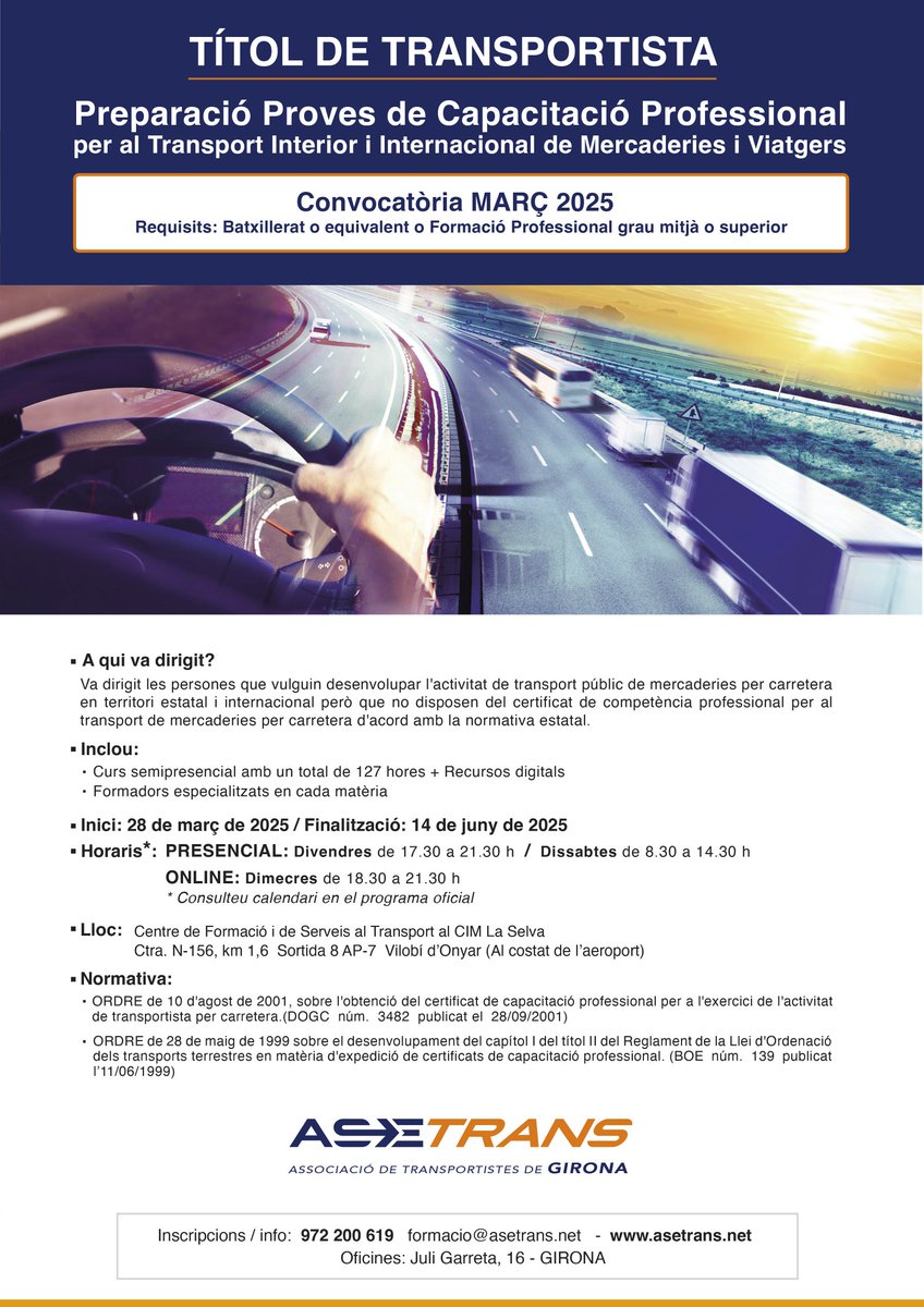 Inscripcions obertes