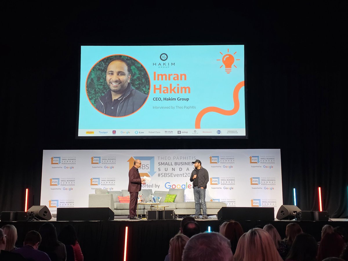 May King Tsang - FOMOCreator 🎤 (@maykingtea) on Twitter photo " Without leadership, your business wouldn't be where it was today, right?!" - <a href="/TheoPaphitis/">Theo Paphitis</a> asks <a href="/TheHakimGroup/">Hakim Group</a>
Imran recruits based on his values and feels incredibly lucky to have great leaders
Honesty
Ambitious
Kindness
Industriousness
Meticulous #SBSEvent2025 <a href="/TheSBS_Crew/">#SBS Crew</a> " Without leadership, your business wouldn't be where it was today, right?!" - <a href="/TheoPaphitis/">Theo Paphitis</a> asks <a href="/TheHakimGroup/">Hakim Group</a>
Imran recruits based on his values and feels incredibly lucky to have great leaders
Honesty
Ambitious
Kindness
Industriousness
Meticulous #SBSEvent2025 <a href="/TheSBS_Crew/">#SBS Crew</a>