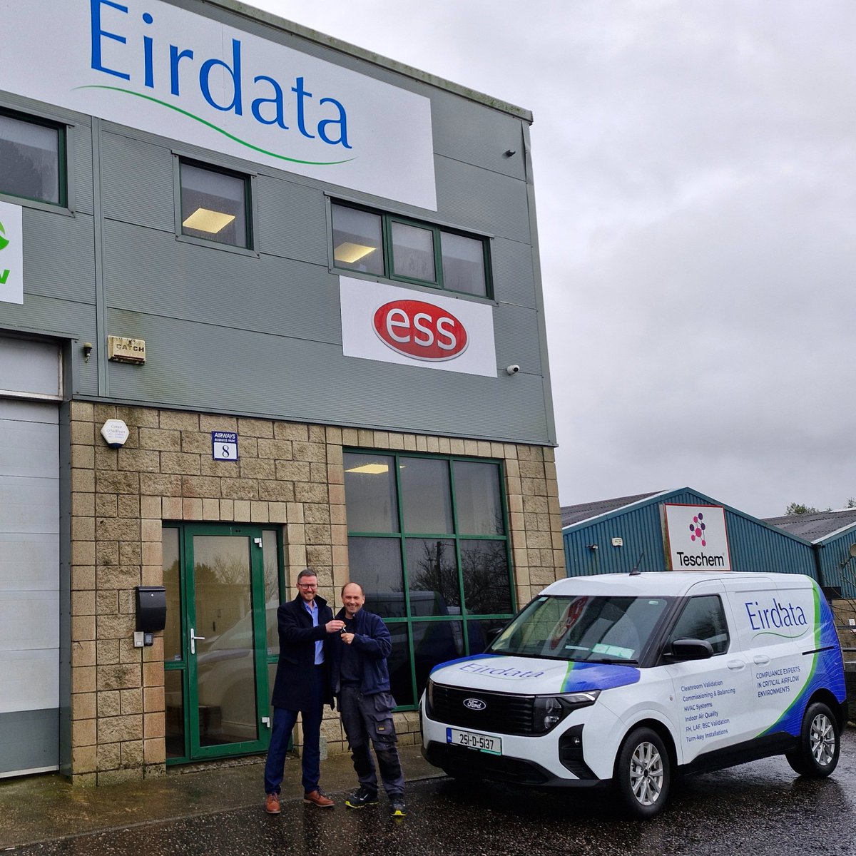 Mark’s hitting the road in his newly branded Eirdata van! 🚐

With 20 years of service, his expertise and dedication have been key to our success. Join us in thanking Mark for his hard work and commitment! 👏