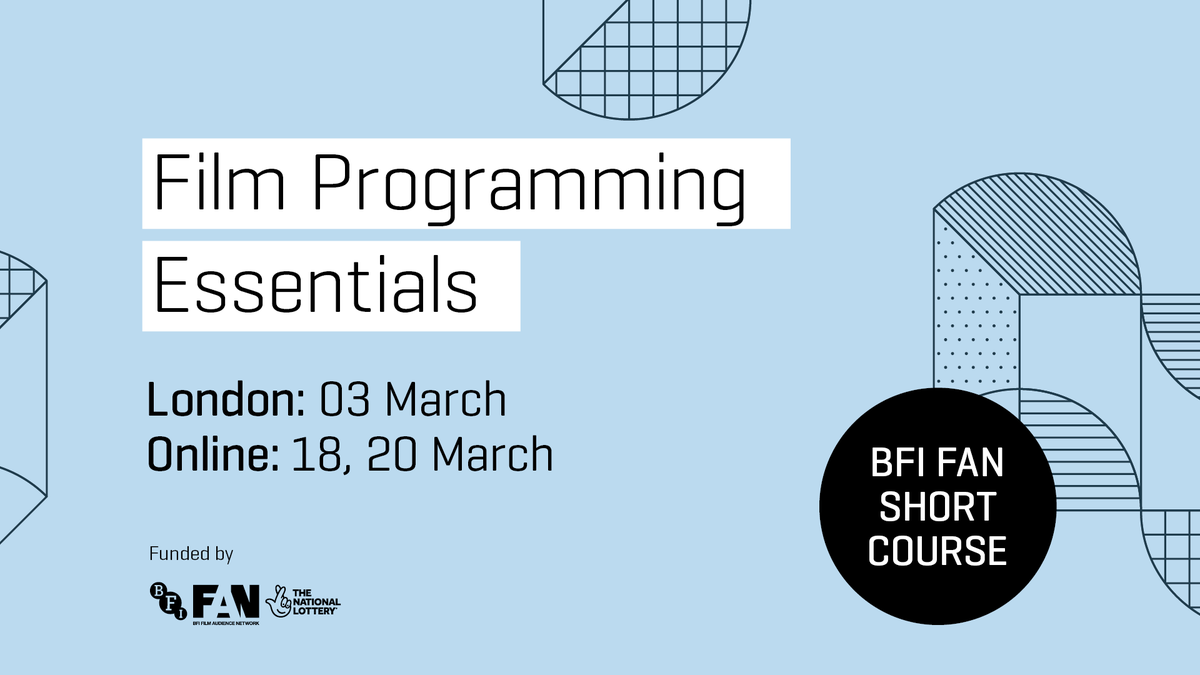 Today is your LAST CHANCE to apply for Film Programming Essentials, the new short course designed to help you develop and consolidate your programming skills📽️

Find out more and register now: bfi-fan.org.uk/event/bfi-fan-…