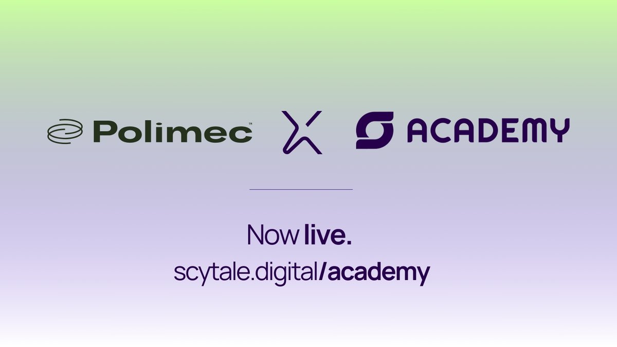 Announcing the Polimec x Scytale Academy!  📣

We have partnered with @PolimecProtocol, to continue our mission of empowering projects building on <a href="/Polkadot/">Polkadot</a>.