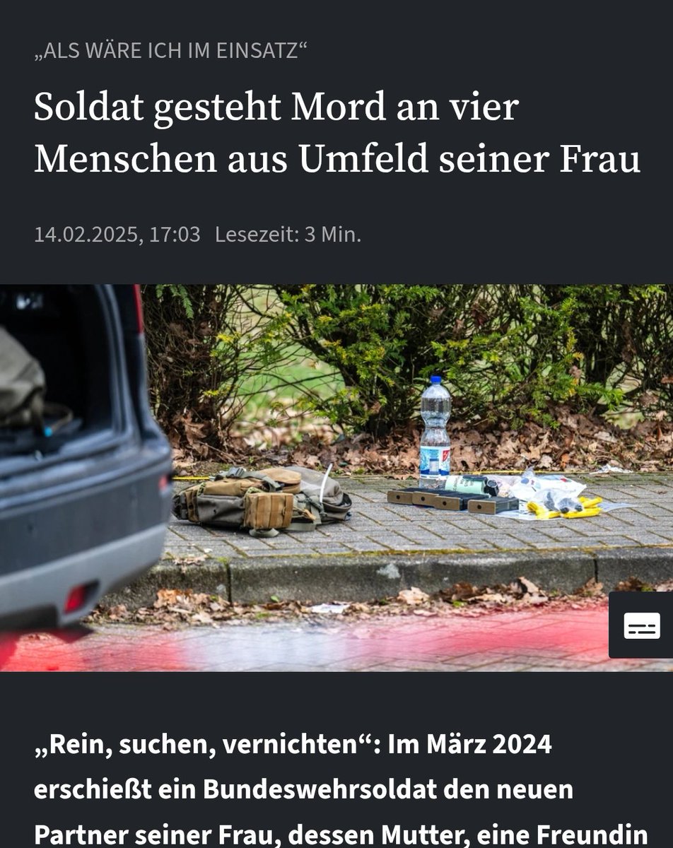 Florian G. ermordete vier Menschen aus seinem Umfeld.“ Nationalität sollte klar sein