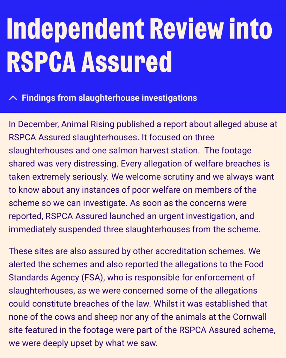 AnimalRising's tweet photo. 🚨 Following our investigation into four RSPCA Assured slaughterhouses, one has been permanently dropped from the scheme. This proves that every investigation matters. When we expose cruelty, action follows.
#EndRSPCAAssured #AnimalRising #ForAllLife #AnimalRights #AnimalLiberation #AnimalFreedom #AnimalLover #RSPCAAssured #RSPCA #AnimalWelfare #AnimalRescue
@rspcaassured_official @RSPCA_official