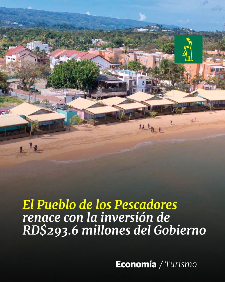 DiarioLibre's tweet photo. 🏝 | #TurismoDL | El presidente Luis Abinader encabezó la entrega de las obras
🔗https://t.co/ngnoCgccPU
#DiarioLibre #Abinader #PuebloDeLosPescadores #Terrenas https://t.co/bYjhlYqD2a