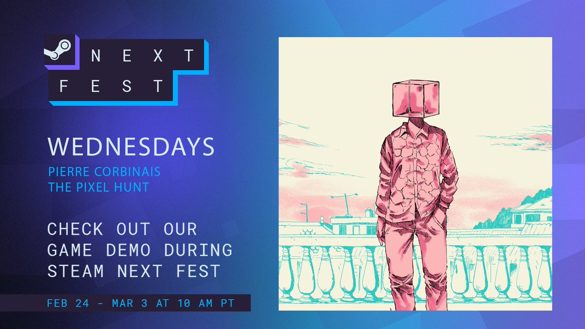 ARTEinteractive's tweet image. Reminder that the #SteamNextFest  will begin on Monday!
Our newly announced indie game #Wednesdays will participate!✨
And a demo will be available next monday!