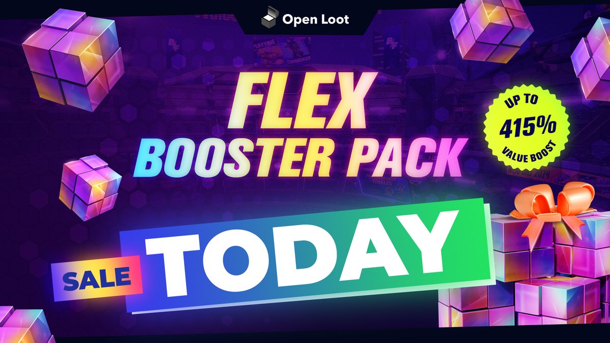 ⏳ 2-Hour Countdown to the FLEX Jackpot Sale! 🎰🔥

The wait is almost over! In just 2 hours, you’ll have the chance to grab up to 20,000 FLEX for just $50! 💸💥
With only 1,000 packs available and no per-person limit, this is your shot at stacking up big before the leaderboard