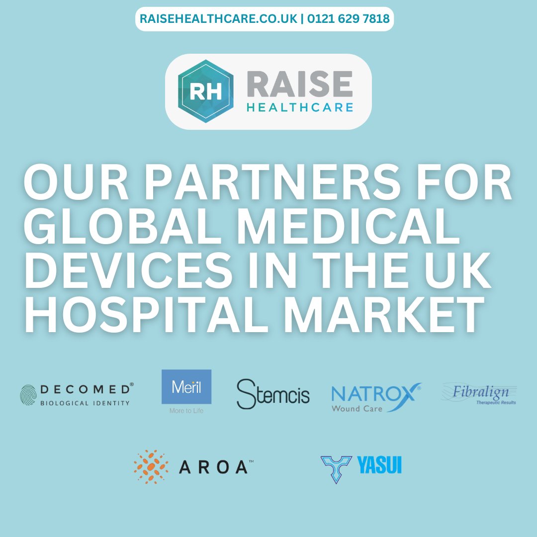 Connecting Global Medical Manufacturers with UK Hospitals

Raise Healthcare partners with leading medical device makers in the UK hospital market. We focus on quality, value, and proven expertise—explore our significant partners today.

#MedicalDevices #HealthcareInnovation