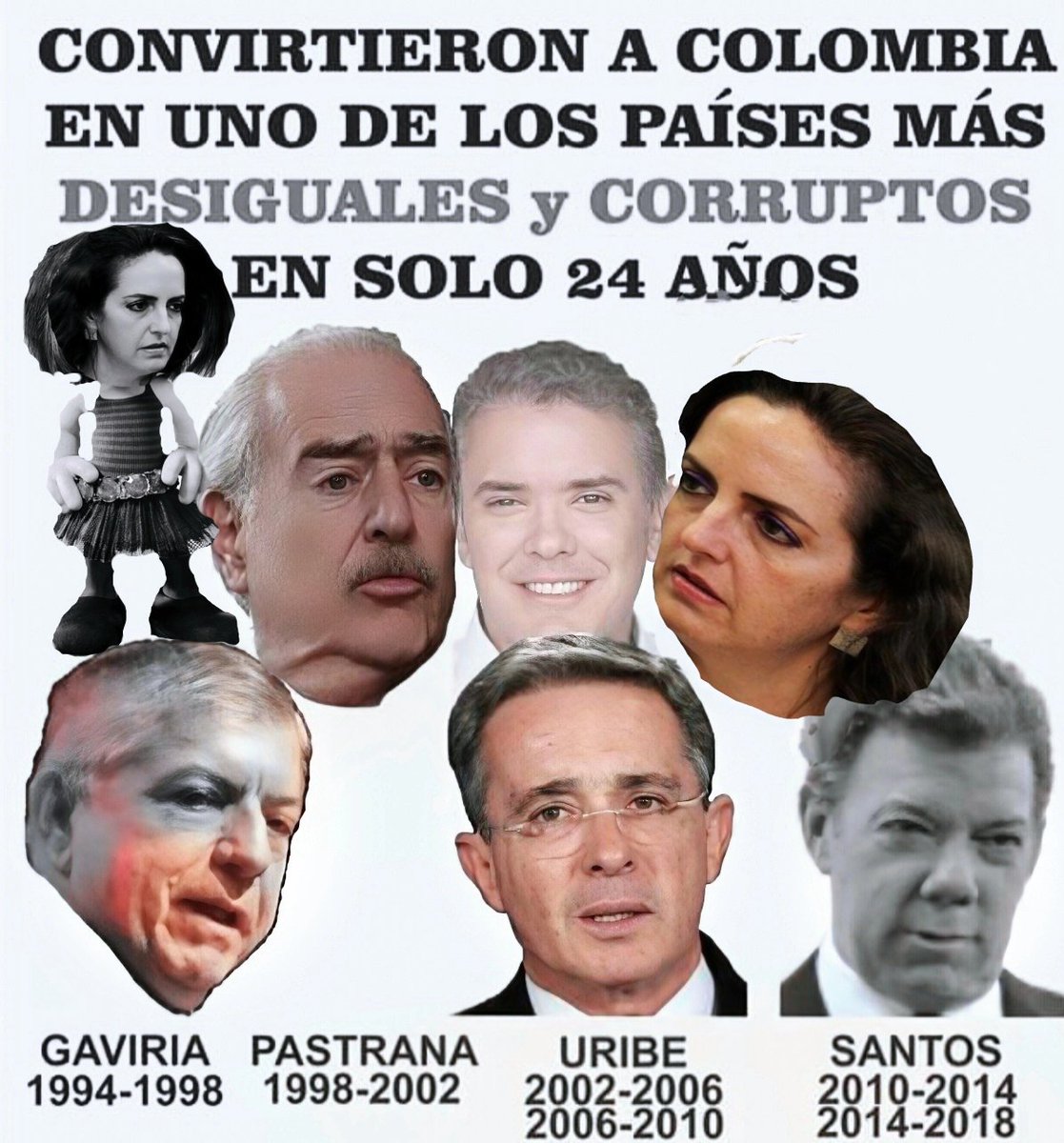 nuncamas60's tweet photo. @MariaFdaCabal La narco candidata COCABAL RIOPAILA en campaña. https://t.co/deRcf34pHd