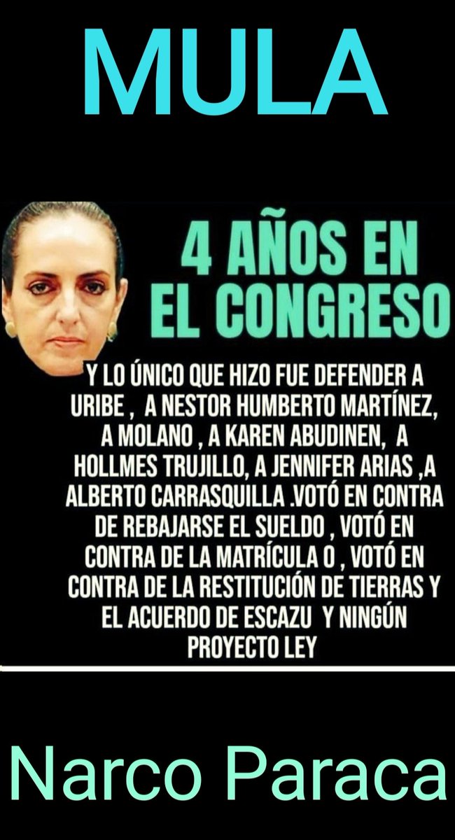 nuncamas60's tweet photo. @MariaFdaCabal La narco candidata COCABAL RIOPAILA en campaña. https://t.co/deRcf34pHd