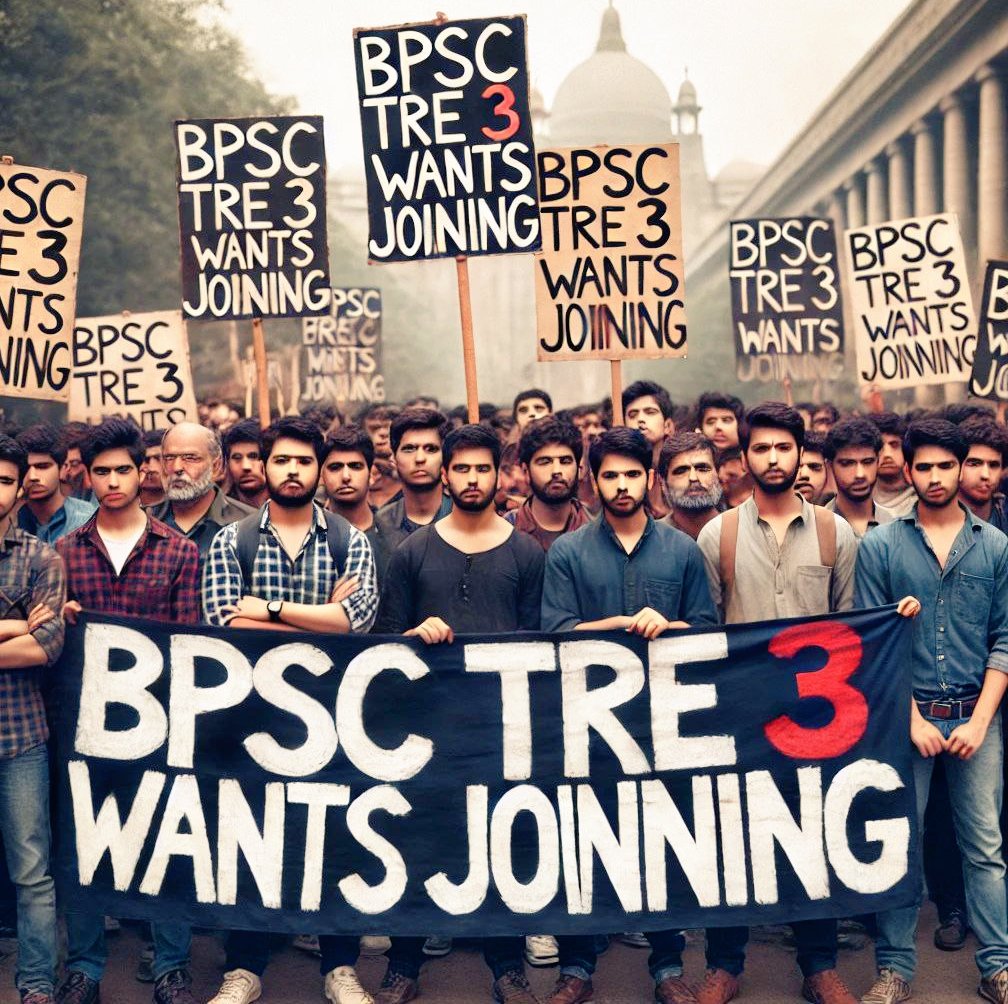 TRE 3 का फॉर्म आए हुए 1 साल हो गया 
TRE 3 का री एग्जाम हुए 7 महीने हो गए 
TRE 3 का रिजल्ट आए हुए 3 महीने हो गए 
TRE 3 की काउंसलिंग हुए 1 महीने हो गए 
इतना सब कुछ हो जाने के बाद भी जॉइनिंग का कुछ पता नहीं।
#नीतीशजी_TRE3_की_ज्वाइनिंग_दीजिए