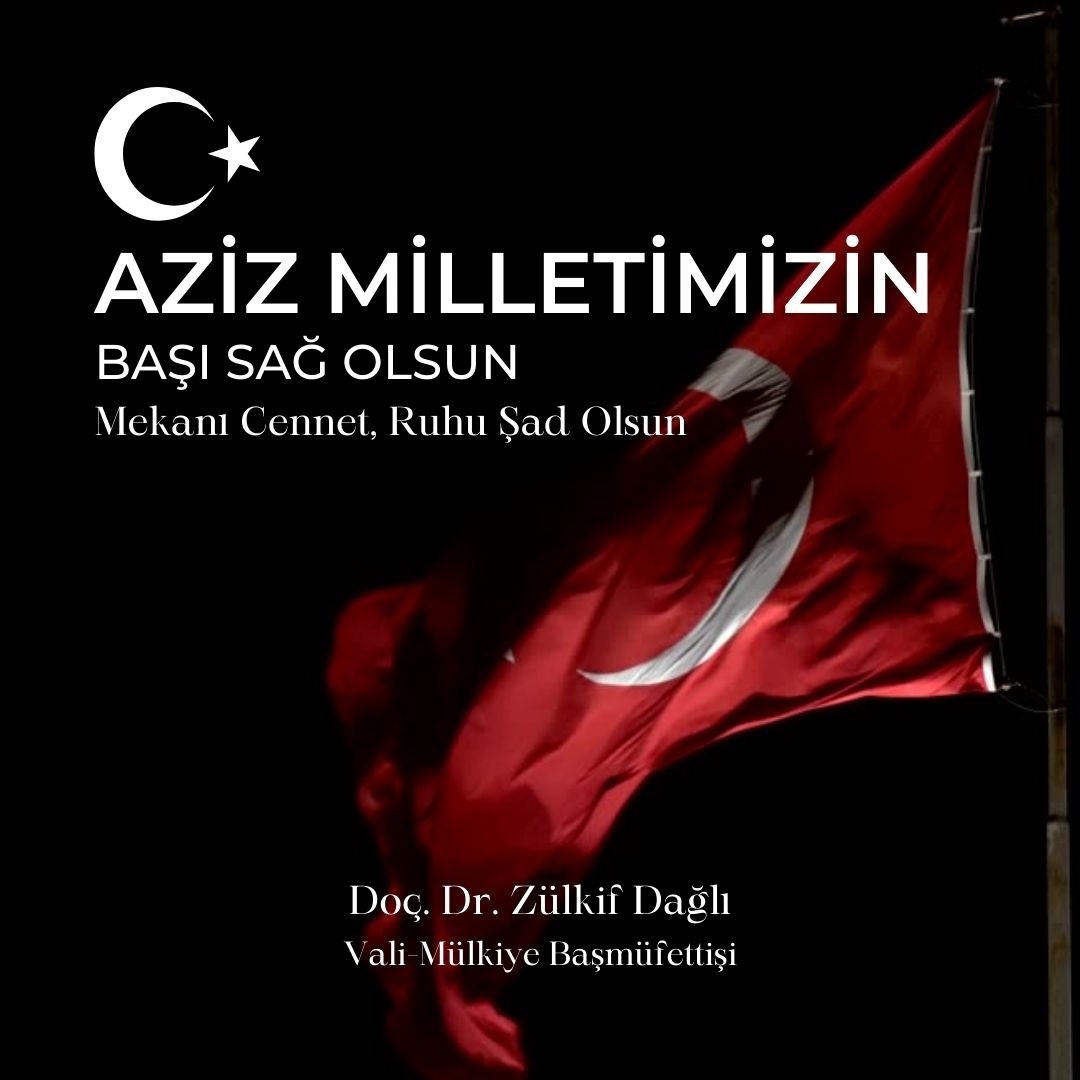Şehidimize Allah’tan rahmet; ailesine ve yakınlarına başsağlığı ve sabır diliyorum. Ruhu şad, mekanı cennet olsun.  Aziz Milletimizin Başı Sağ Olsun. 🇹🇷