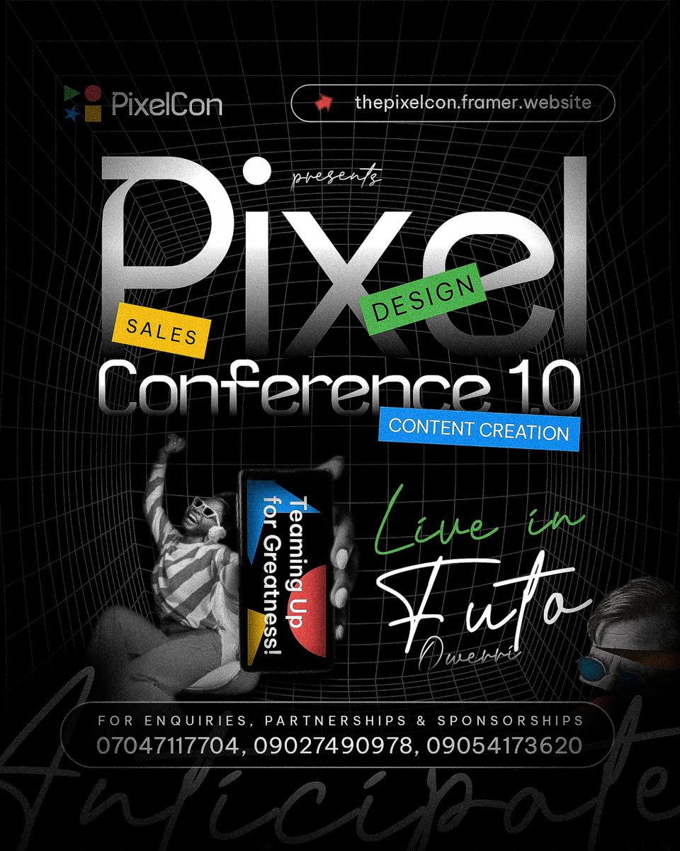 thepixelcon's tweet photo. 🧠📷 Dear Creatives,
Hope y'all are ready for the First and Biggest Design, Sales and Content Creation themed Conference in South East Nigeria?
Tickets - https://t.co/0fBLna3bSV
#PixelConference2025 #PixelCon https://t.co/r8EgjmCepP