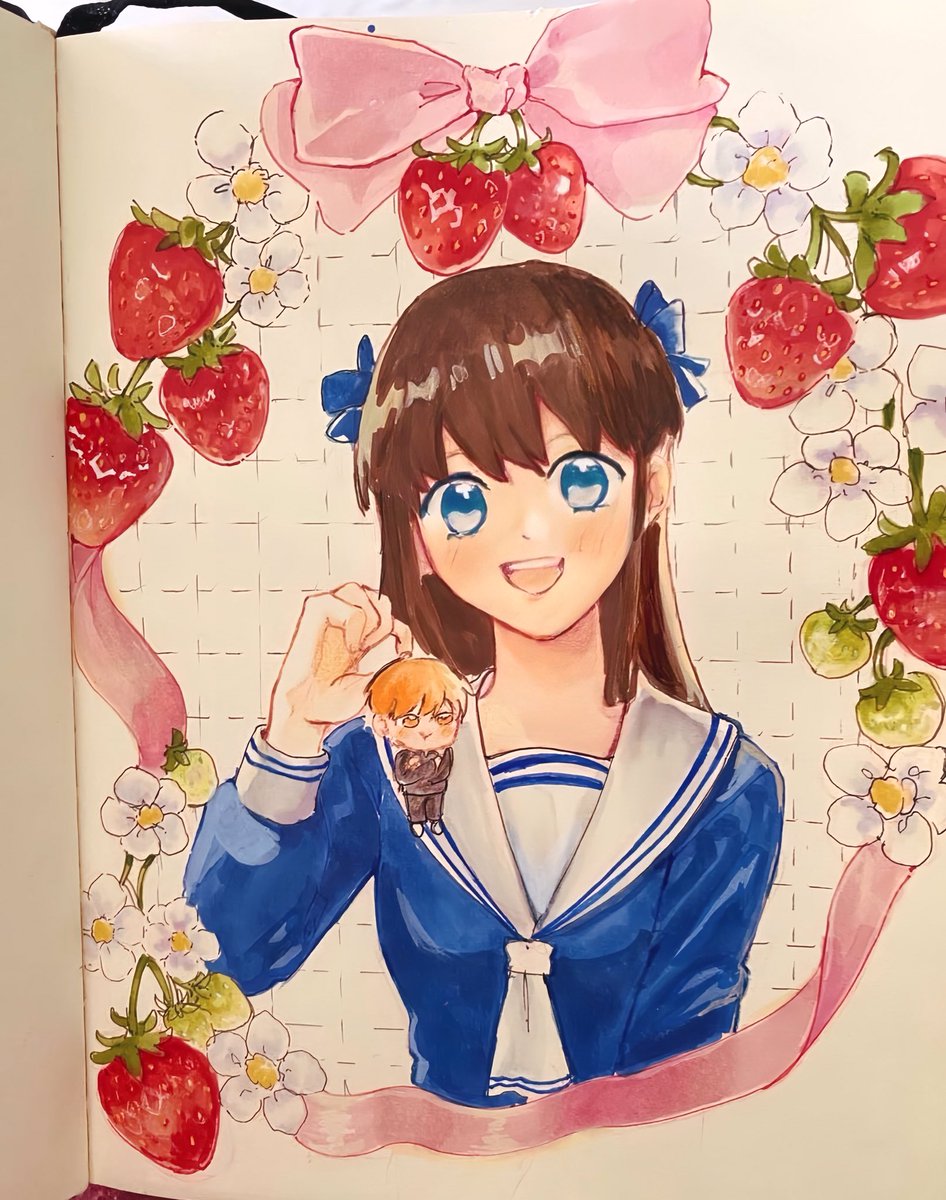 mys__tella's tweet photo. فن ارت ل  tohru x kyo بنسخة الكلاسيك 🍓🍓 https://t.co/lMyyD1dpJ0