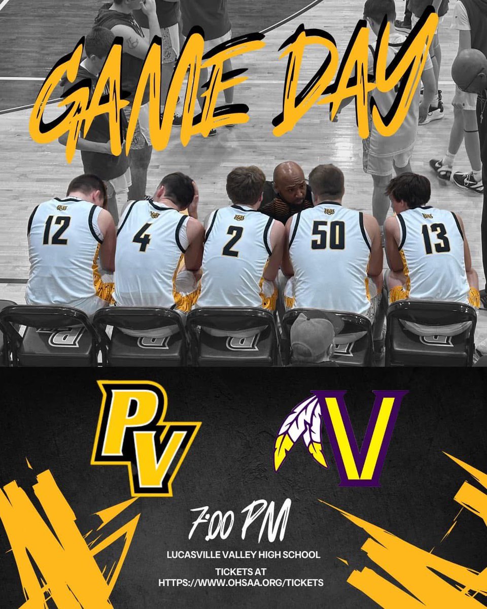 Tournament Game Day!
@ Lucasville Valley
Tip off | 7:00PM
Tickets | ohsaa.org/tickets