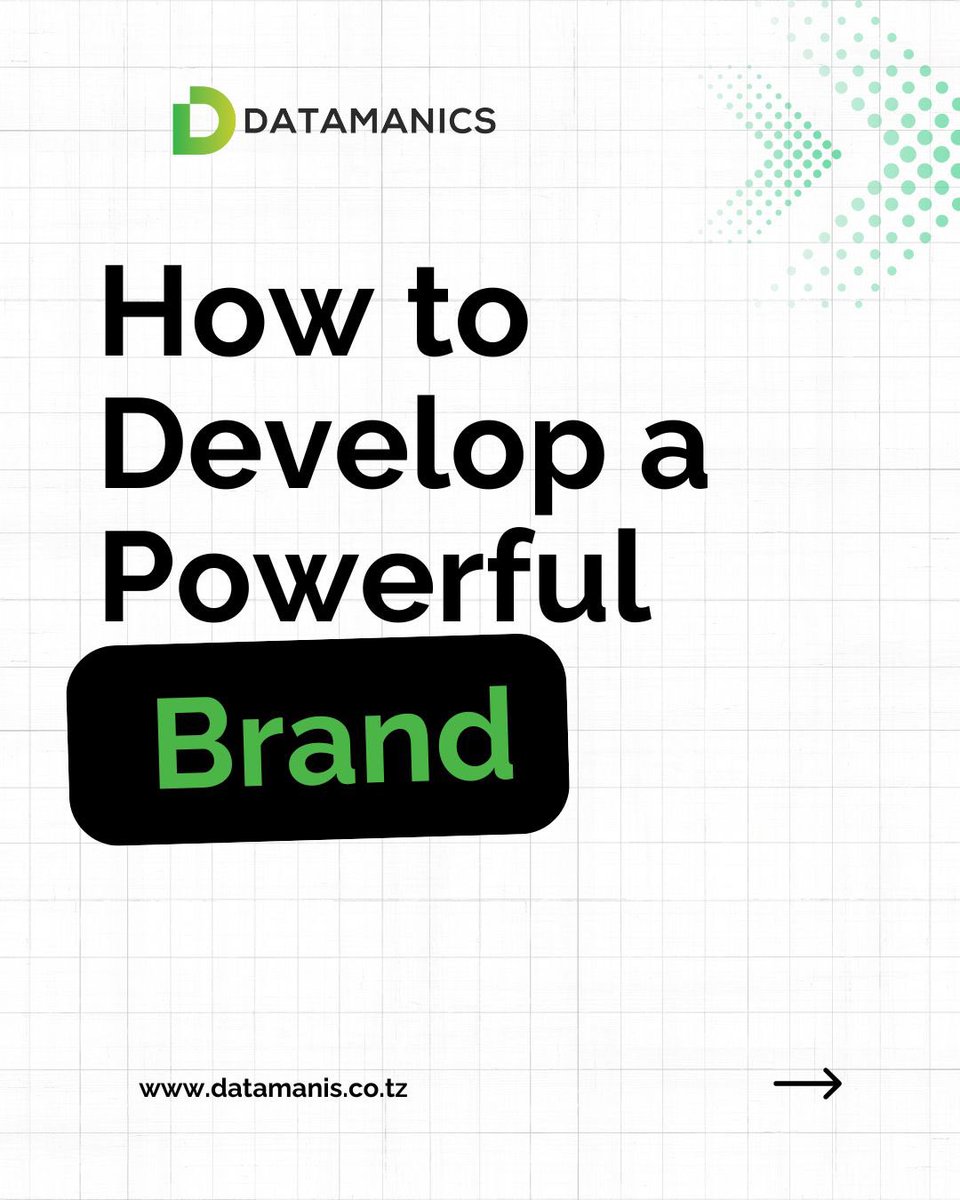 DataManics's tweet image. Build a brand that speaks, connects, and lasts. 
Grow your identity with strategy, consistency, and authenticity. 

📞 Contact us today to learn more!
🌐 datamanics.co.tz
☎ +255 764 263 264

#BrandPower #UnstoppableGrowth #DataManics #Growyourbrand