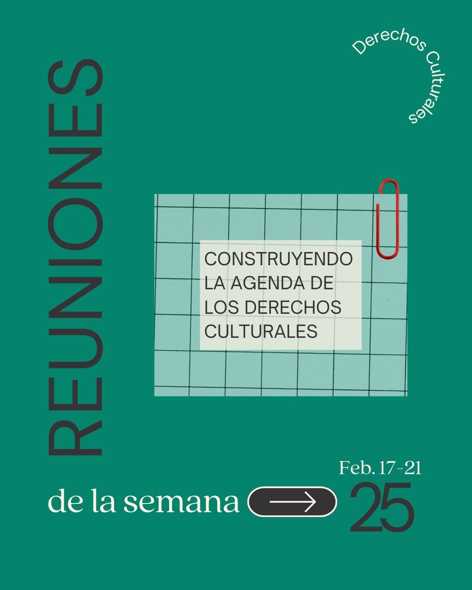Dirección General de Derechos Culturales tweet media