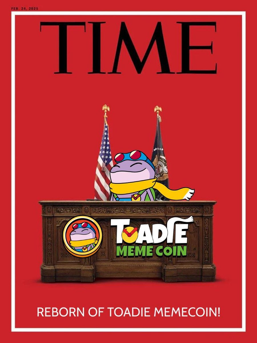 RoundtableSpace's tweet photo. PARTNERSHIP: Central banks cannot solve the financial systems.

Neither can politicians.

Perhaps a toad can do it?

Meet @toadieco, a toad from the future that is sent back to code and delivers the Toadie Token, featuring instant transactions and decentralized power. Money, as money should have been. 

Toadie was created by God (or so it claims) and sent down here to help humans with tough times. By gathering a vibrant community.

Backed by a solid team with multiple KOLs onboard. Strong marketing push. Low cap, early stage. Just the way degens like it.

Know more on https://t.co/XT79i7d0wE.

Disclaimer: We do not provide financial or investment advice of any kind; we’ve been compensated for this post. Always do your own research, as cryptocurrency prices can be extremely volatile.