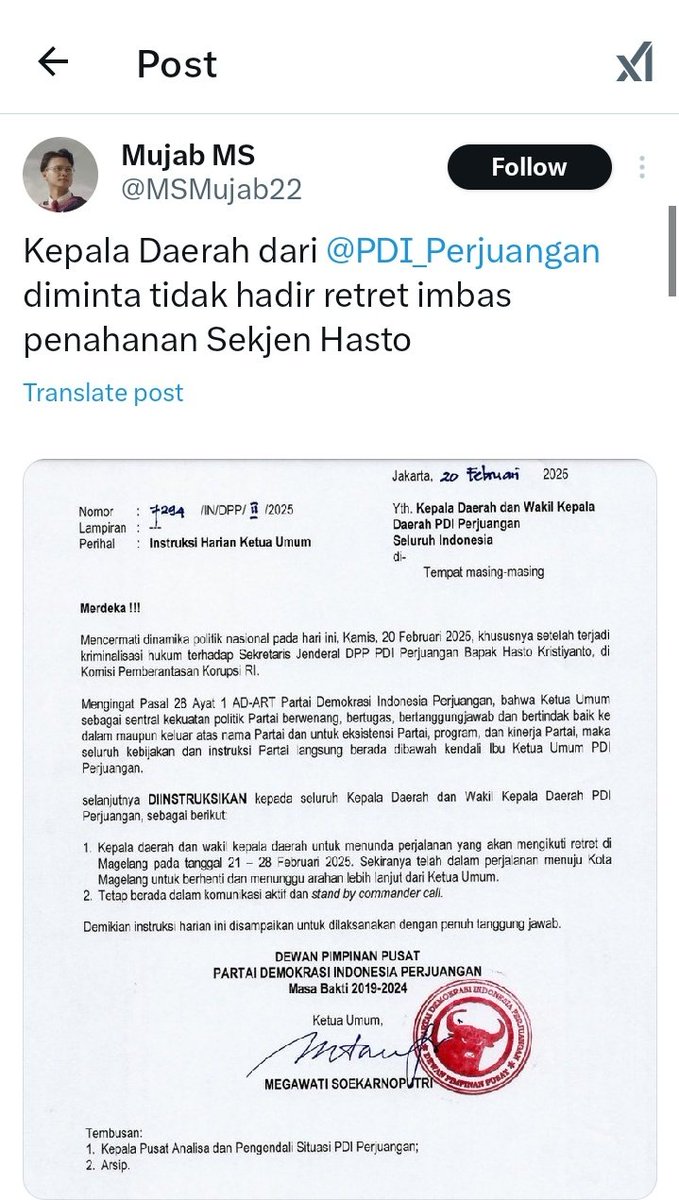 PartaiSocmed's tweet photo. Berhubung sudah declare 'perang' begini sebaiknya pak @prabowo mempertimbangkan agar Menko Polkam Budi Gunawan di reshuffle saja. Percuma juga dipertahankan. https://t.co/h1kXv1t220