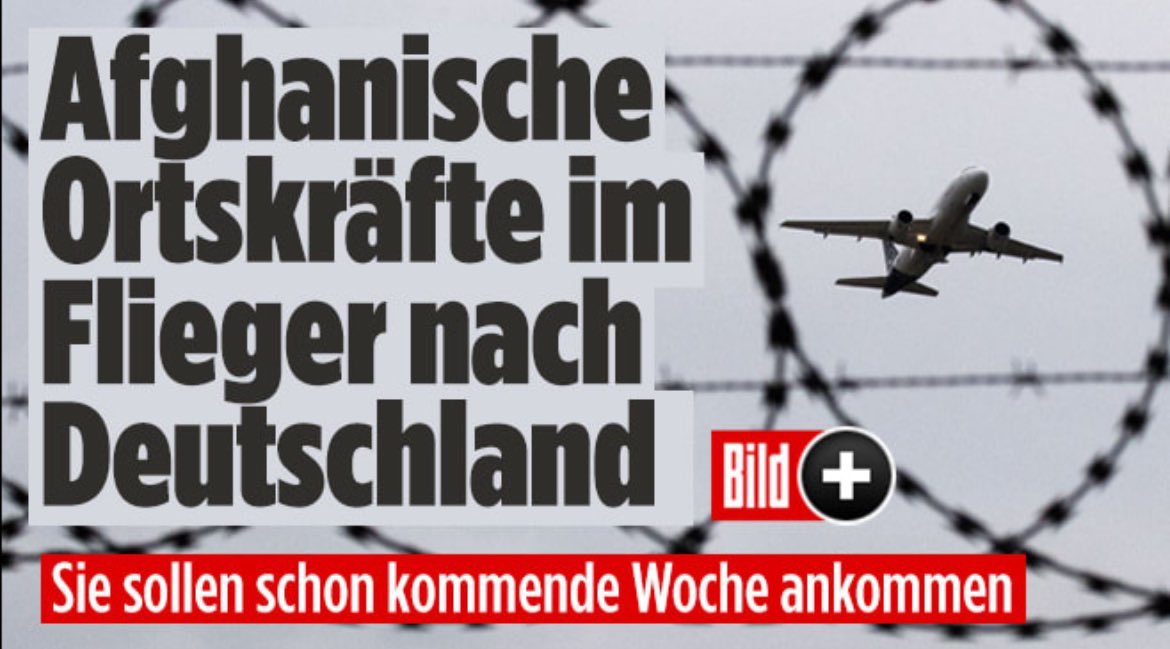 Inzwischen haben wir mehr afghanische Ortskräfte in Deutschland als die Bundeswehr Personal hat. Irgendwie seltsam, oder?