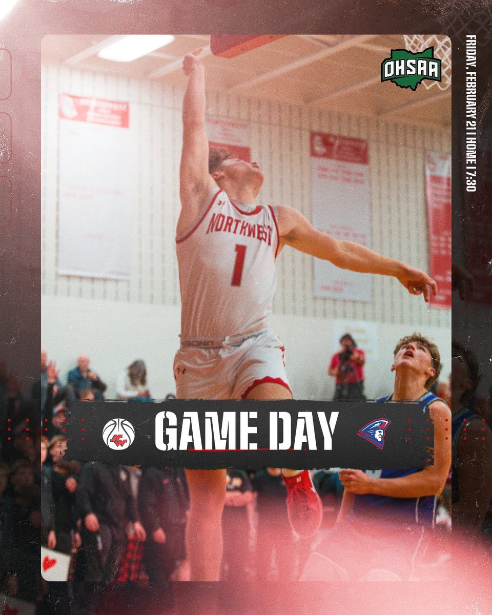 🚨Tournament Game Day: The Boys Basketball team takes on the Revere Minutemen tonight at home in a Sectional Final matchup 🏀 #RollTribe <a href="/NWTribe/">Northwest Schools</a> <a href="/NWBBK/">Coach Lower</a>

🕢 Game begins at 7:30

Theme is WHITE OUT ⚪️

🎟️ Adults $8, Students $5 cash at the gate or online at ohsaa.org/tickets