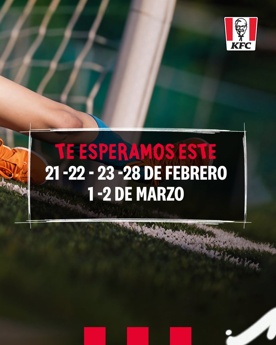 kfc__py's tweet image. Cómo cada año estaremos presentes en uno de los intercolegiales más esperados del año.
Visitá nuestro stand para disfrutar del sabor del pollito rico y krujiente.🍗🍗🍗😋

#FingerLickinGood #AlwaysOriginal