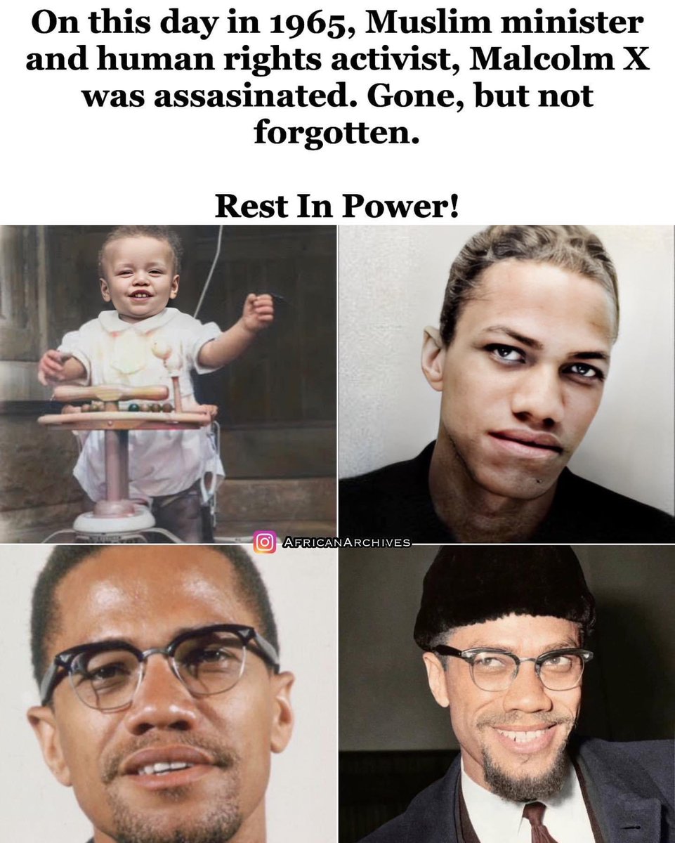 ugkpimpc_4ever's tweet photo. On this date back in 1965 my HERO took the podium, & in mere seconds of greeting onlookers he was assassinated in ๐๐พContinue to rest in paradise my HERO EL HAJJ MALIK EL SHABAZZ ๐ #ripbettyshabazz #detroitred #malcolmx #elhajjmalikelshabazz #malcolmxdisciples #malcolmsdisciples https://t.co/5BnFGhdq6q